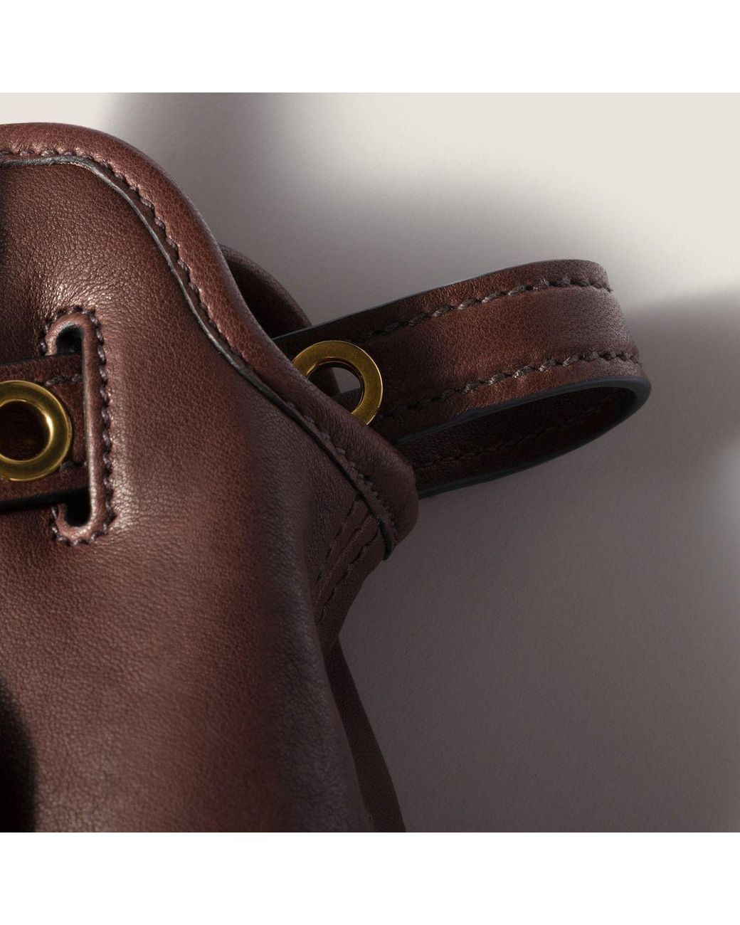 Miu Miu Brown Aventure Nappa Leather Bag