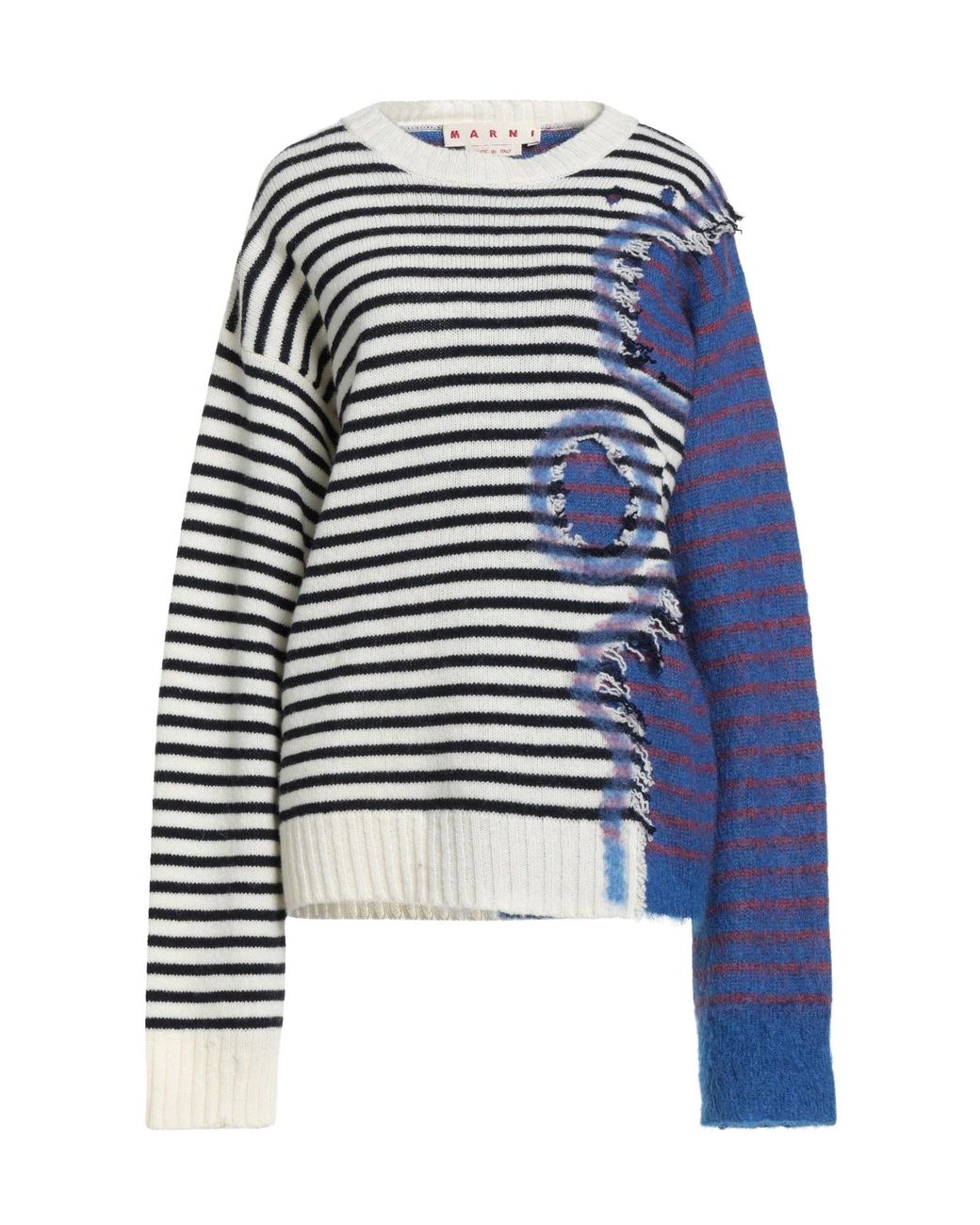 Marni Blue Sweater Virgin Wool, Mohair Wool