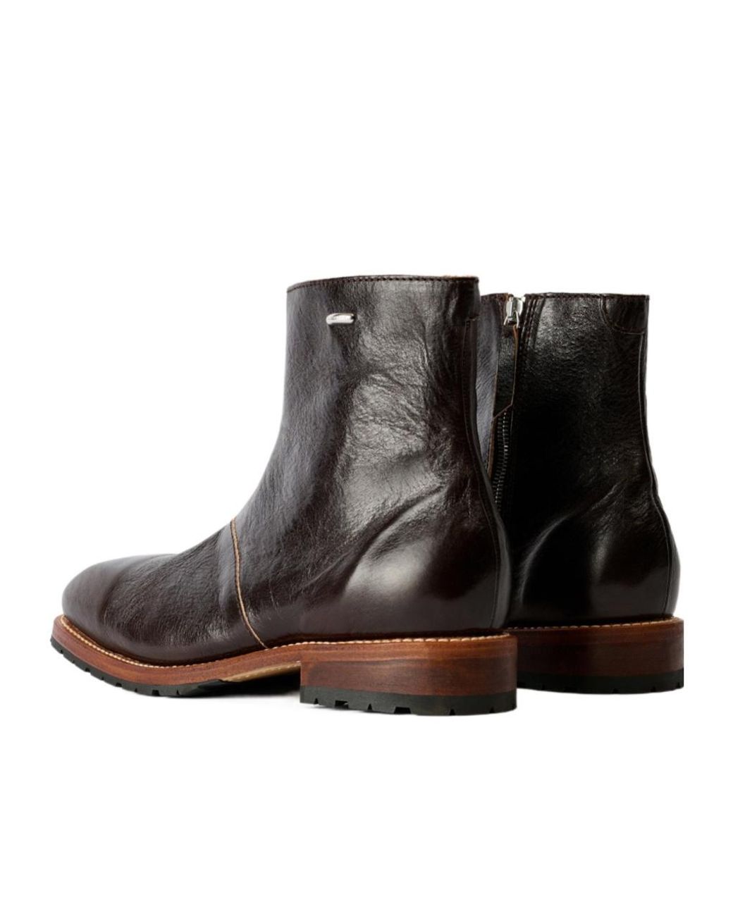 Our Legacy Brown Engine Boots for men