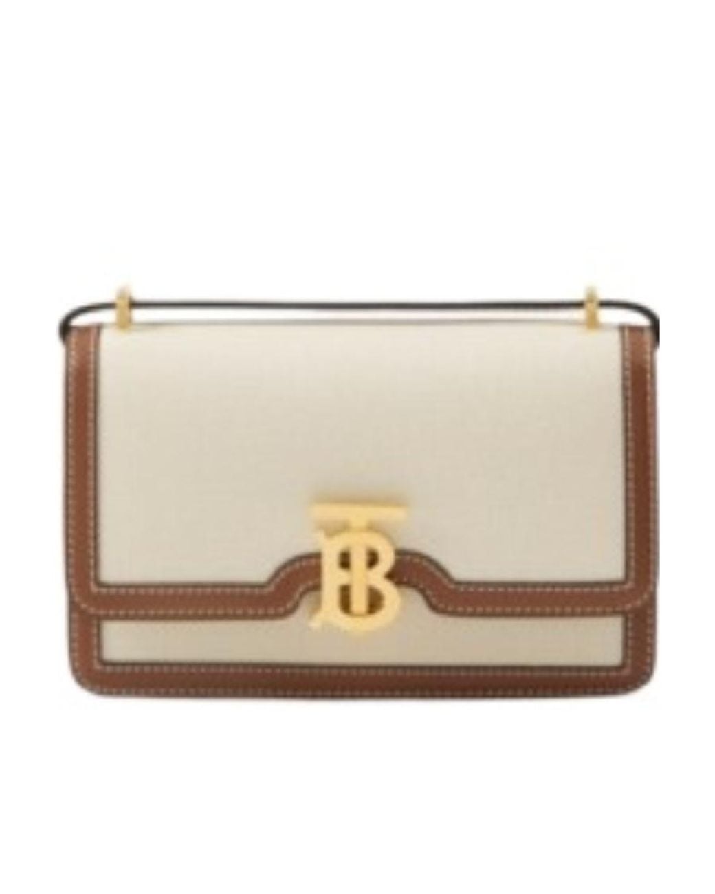 Burberry Natural Mini Tb Shoulder Bag