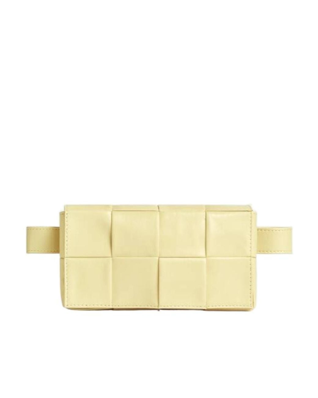 Bottega Veneta Natural Logo Woven Belt Bag for men