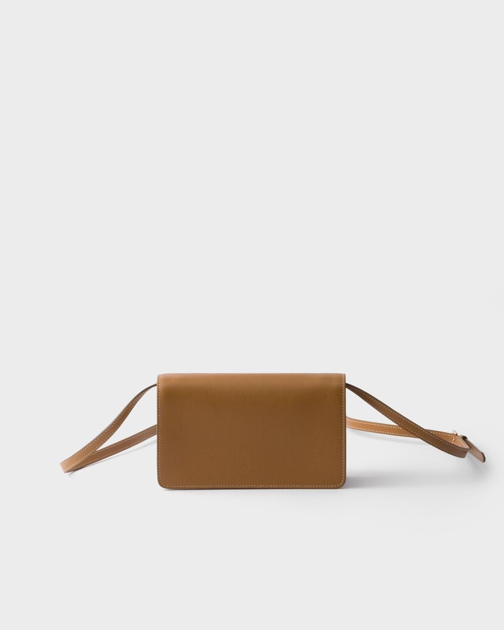 Prada Brown Triangle-Logo Mini Bag