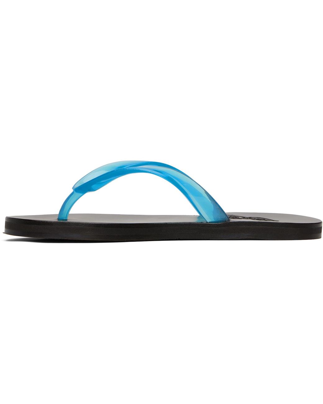 Ancient Greek Sandals Blue Saionara Jelly Flip-Flops