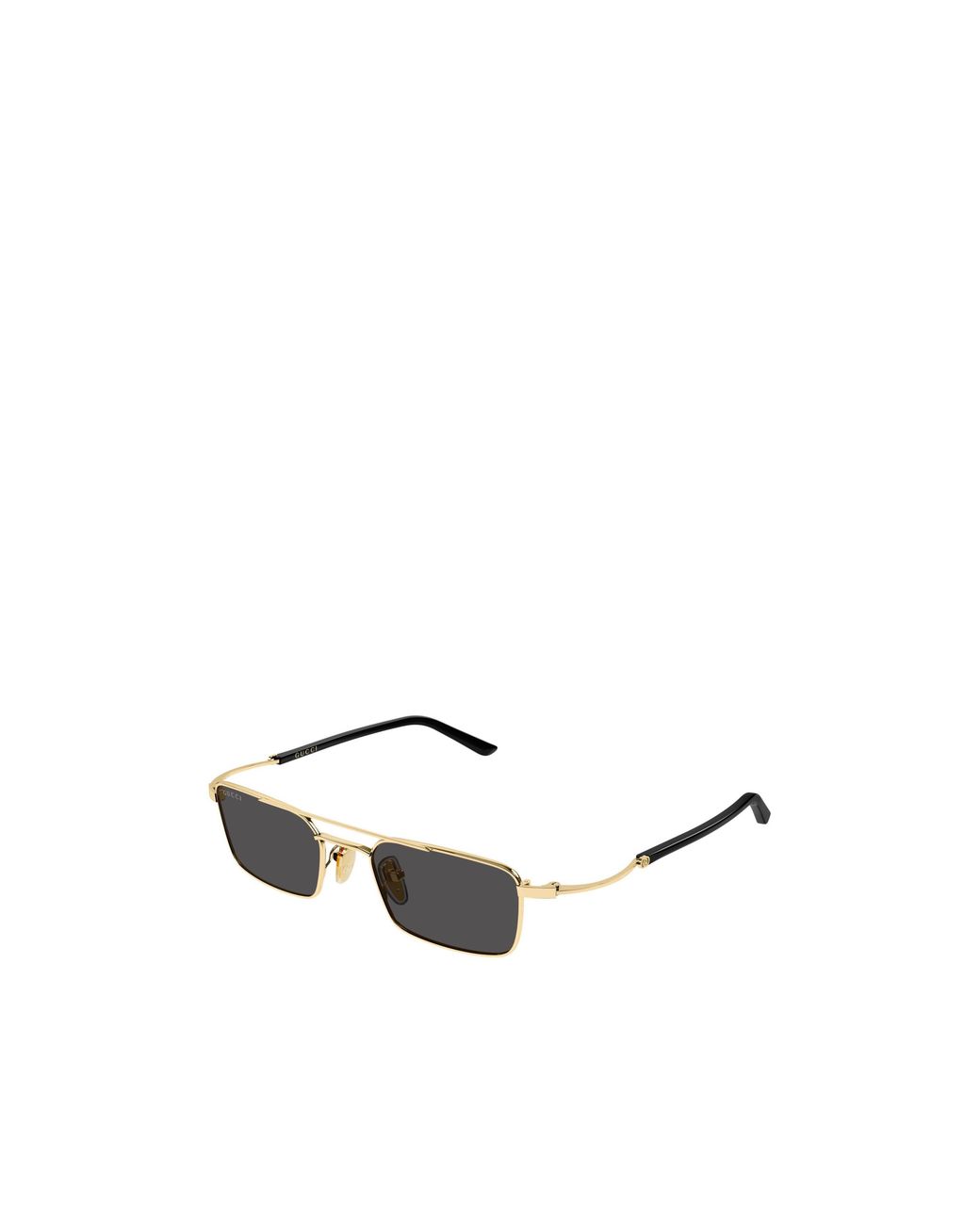 Gucci White Rectangle Sunglasses for men