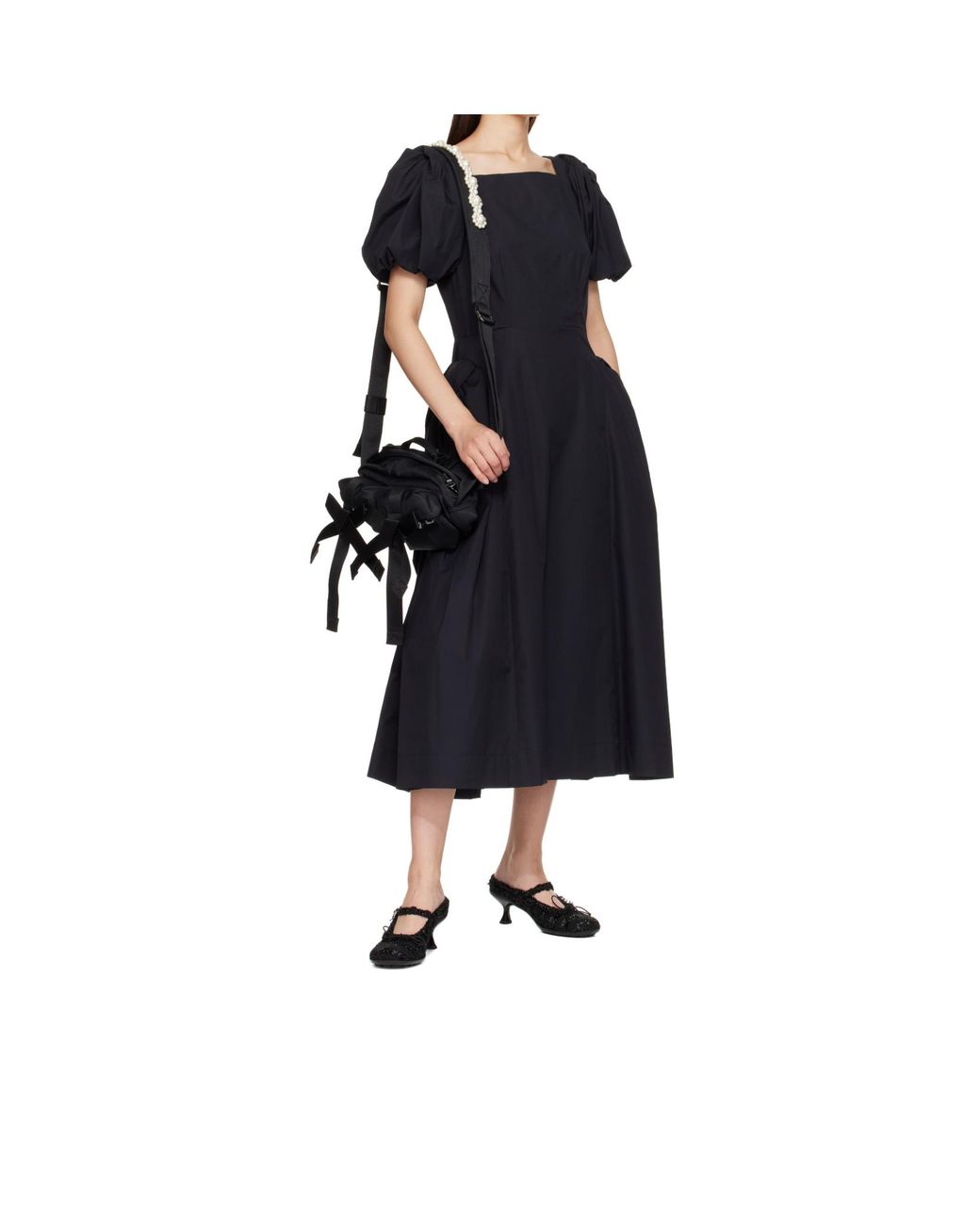 Simone Rocha Black Grip Mules