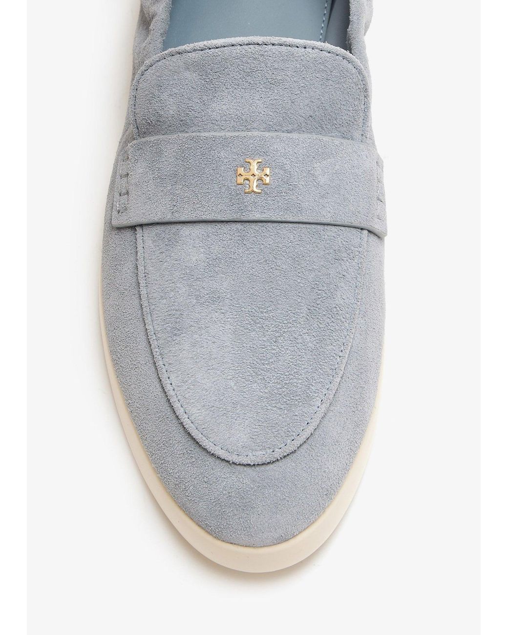Tory Burch Gray Ballet Sport Loafers