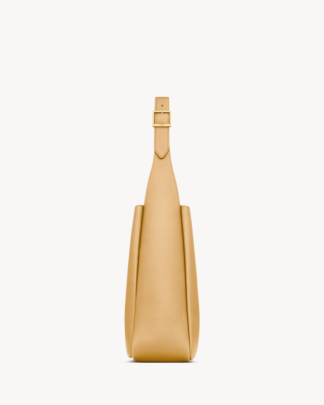 Saint Laurent Natural Le 5 À 7 Logo Plaque Large Shoulder Bag