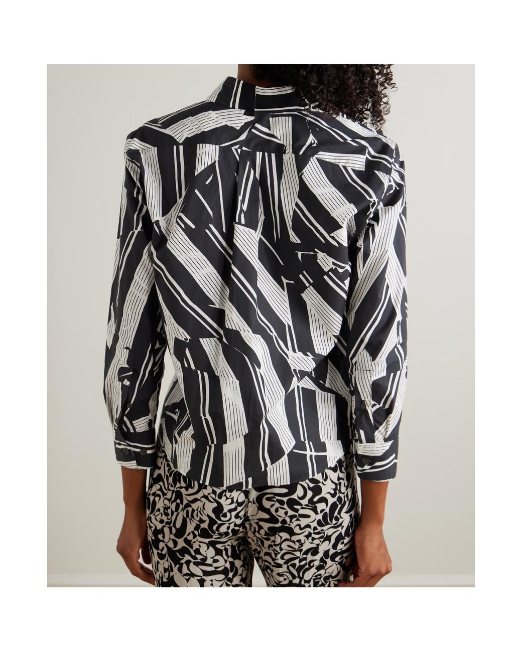 Dries Van Noten Multicolor Printed Cotton-Poplin Shirt