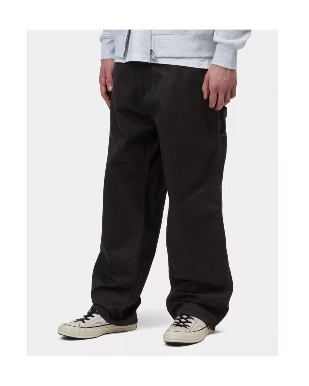 Carhartt Black Wide-Leg Tailored Trousers for men