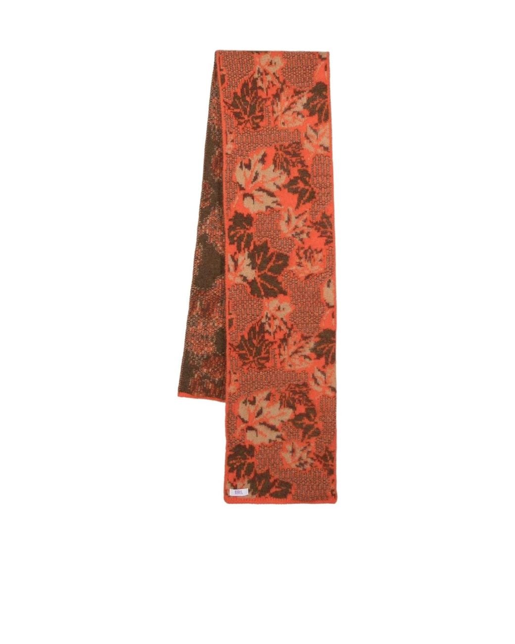 ERL Red Logo Scarf for men