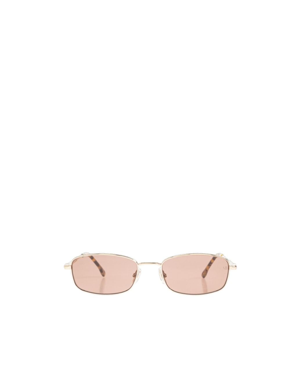 Victoria Beckham Pink Eyewear Rectangular Frame Sunglasses