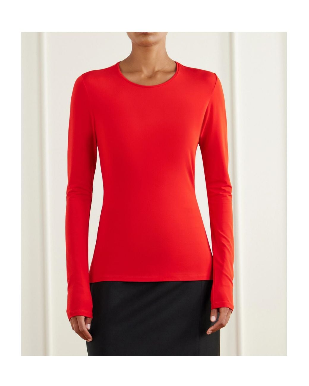 TOVE Red Stretch Jersey T-Shirt