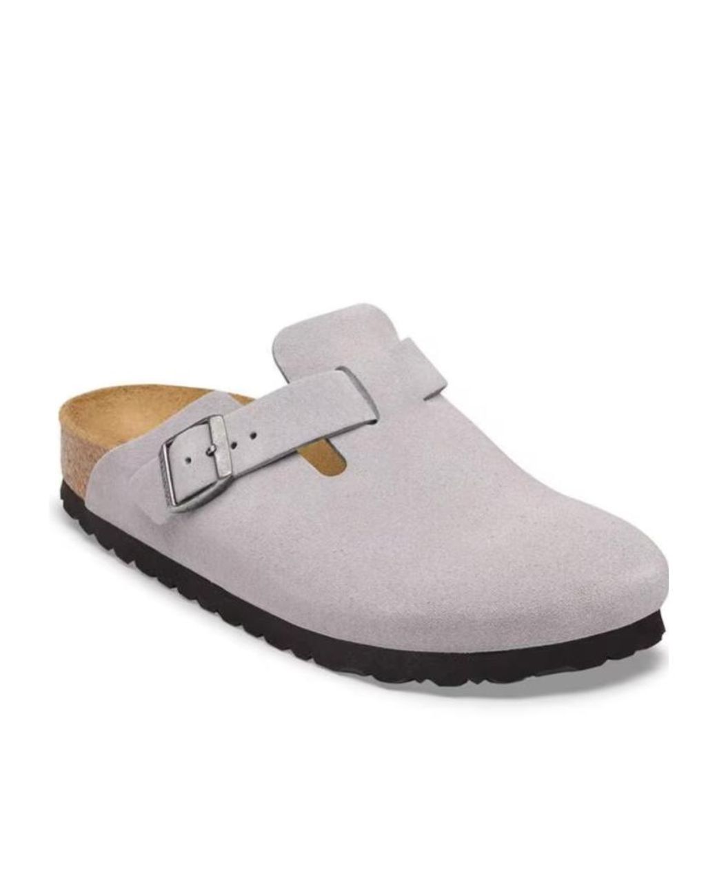 Birkenstock White Boston Buckle-Fastening Sandals for men