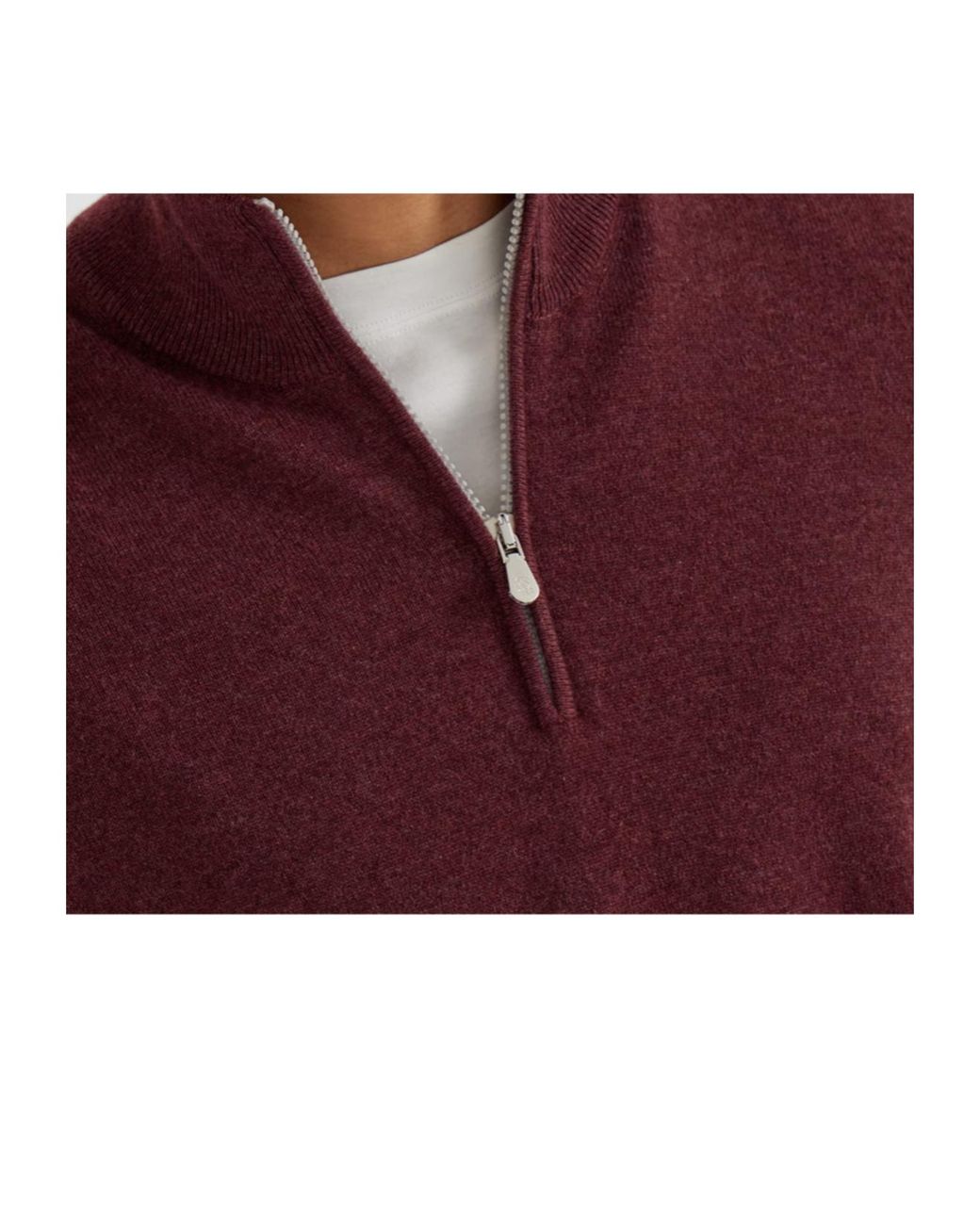 Brunello Cucinelli Brown Funnel-Neck Knitted Polo Shirt for men