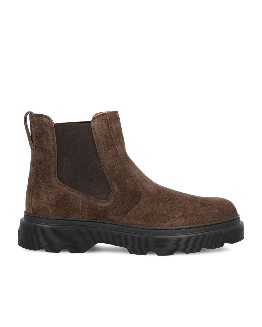 Tod's Brown Slip-On Chelsea Boots for men