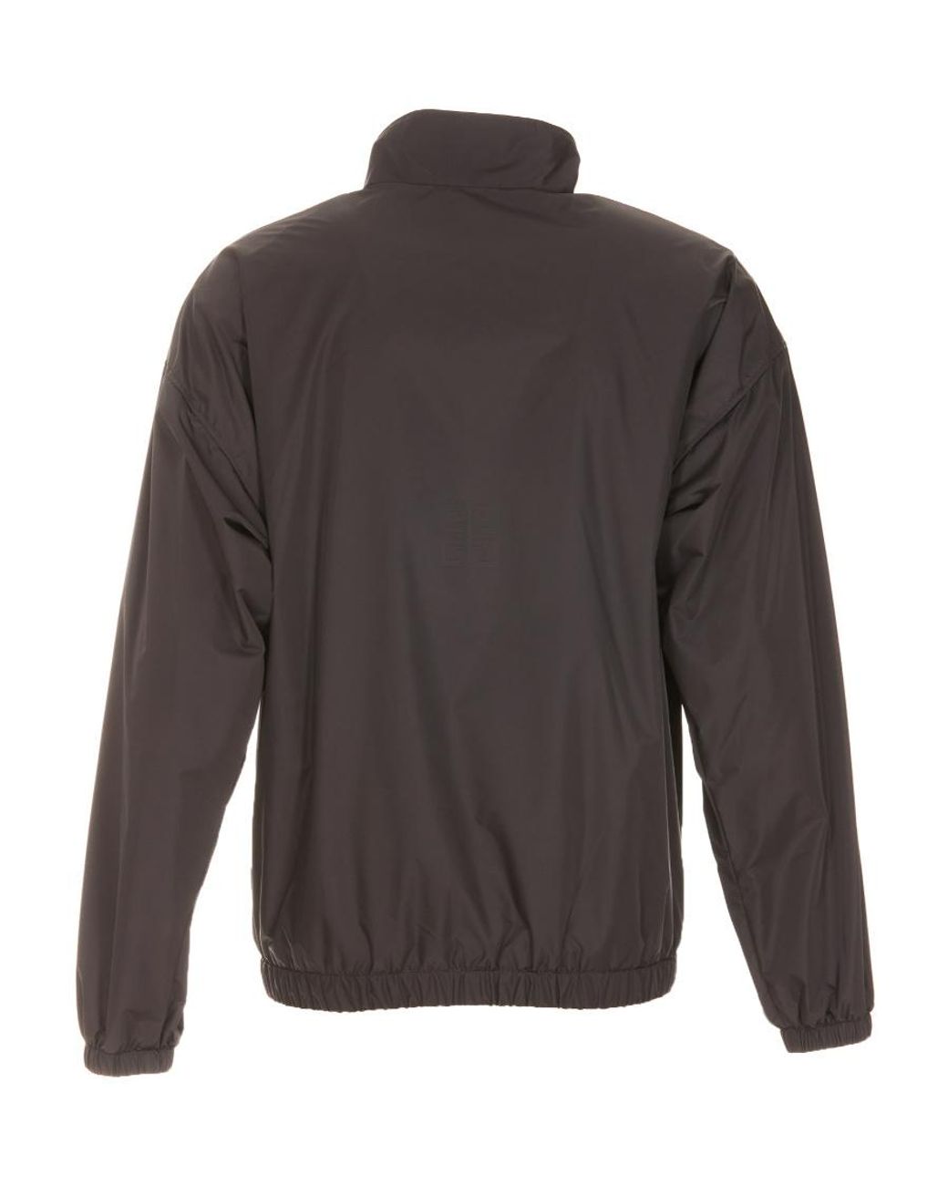 Givenchy Gray Logo-Print Zip-Up Jacket for men