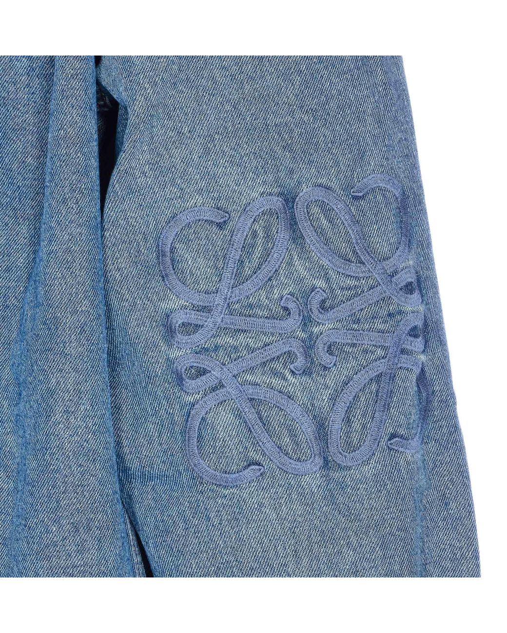 Loewe Blue Anagram Overshirt for men