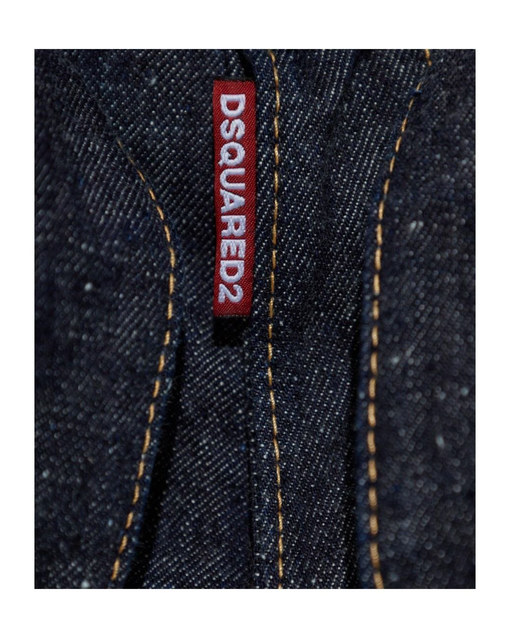 DSquared² Blue X Magliano Belted Cropped Jeans