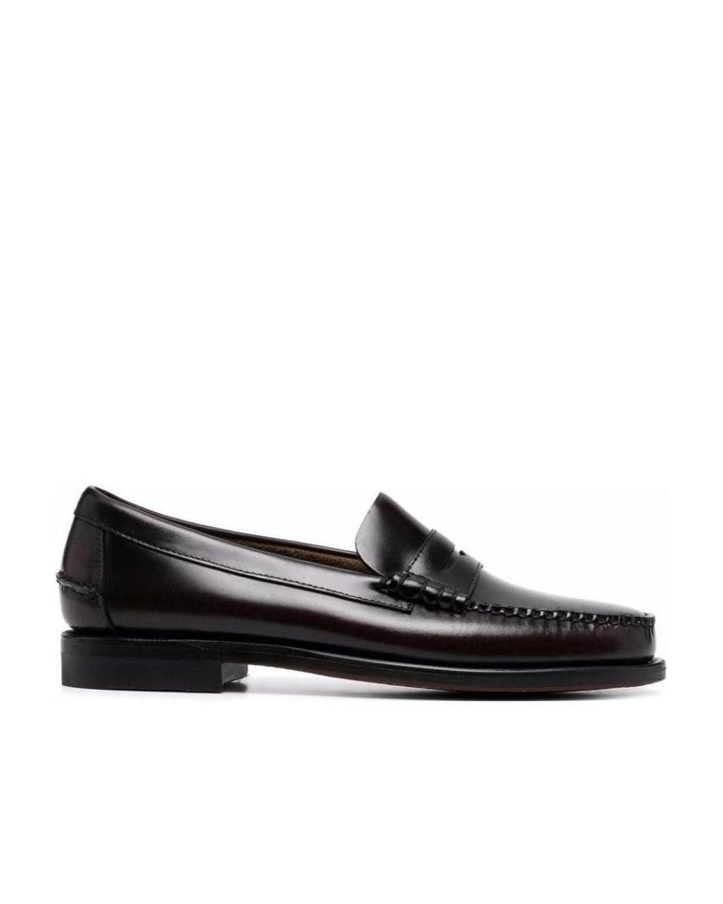 Sebago Black Penny Loafers for men