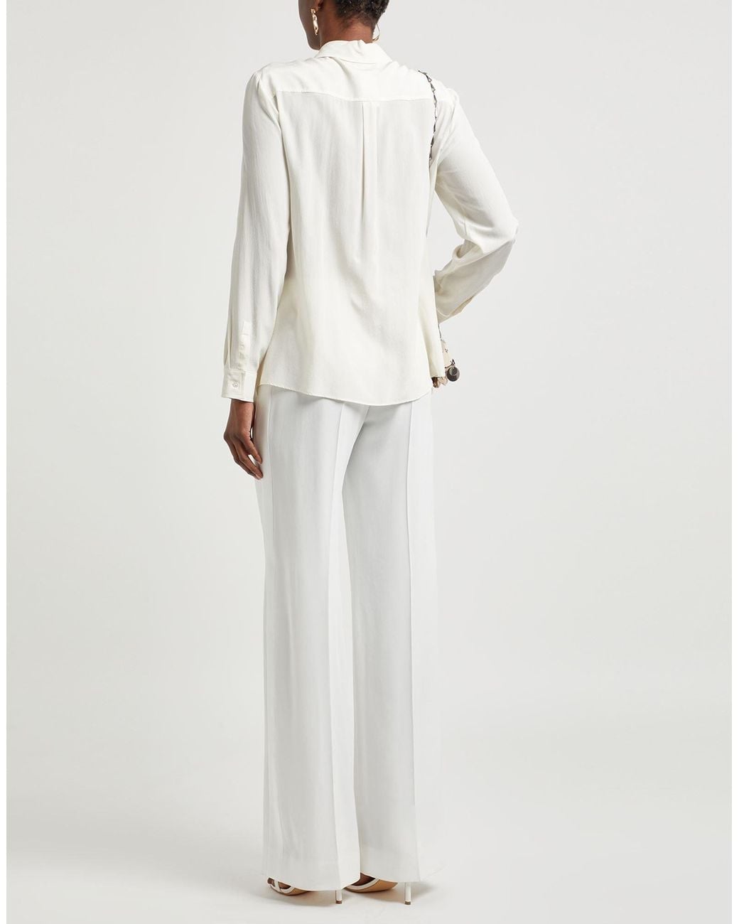 Weekend by Maxmara White Solid Colour Shirts