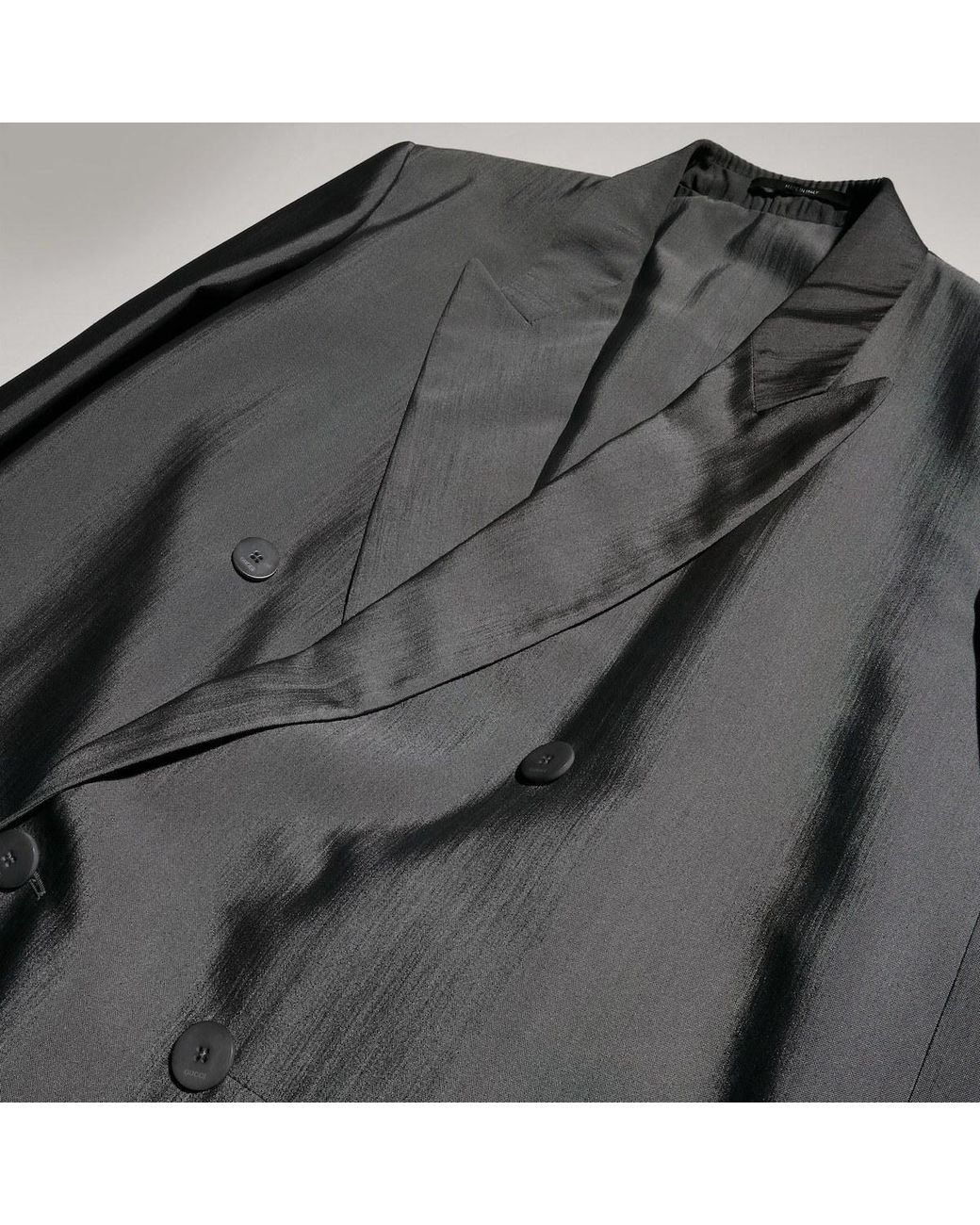 Gucci Gray Silk Merino Wool Jacket for men