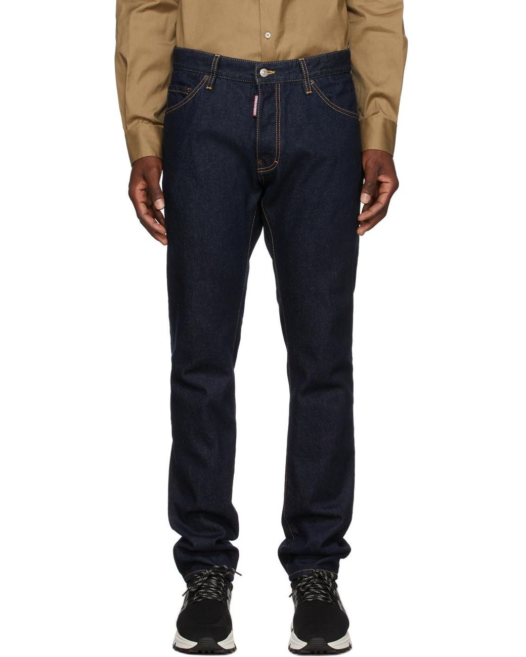 DSquared² Blue Slim-Fit Straight Leg Jeans for men