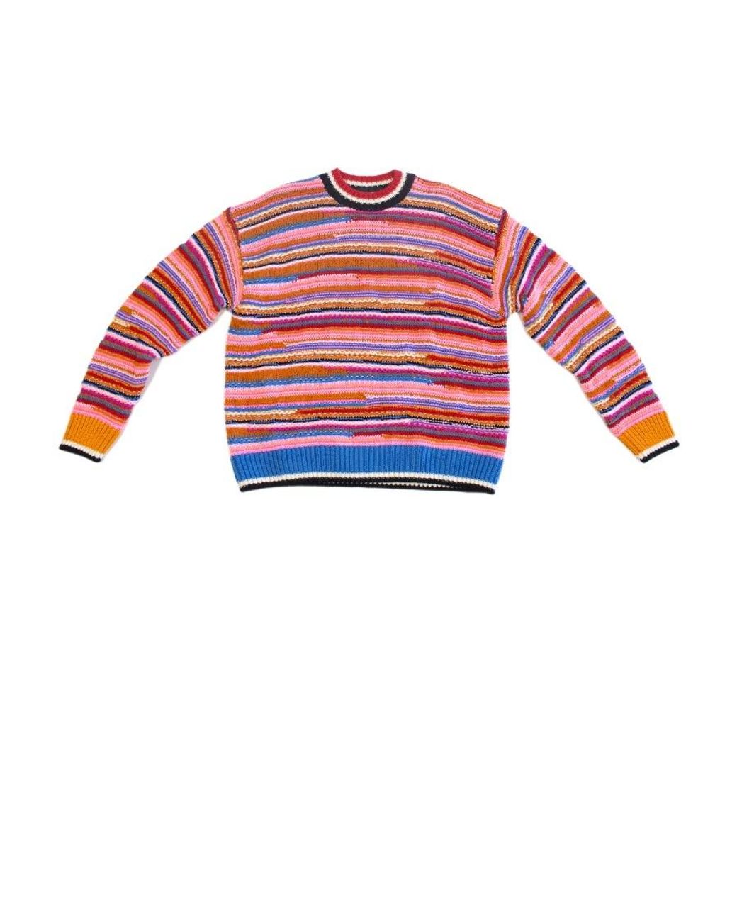 DSquared² Red Round-Collar And Long-Sleeved Sweater for men