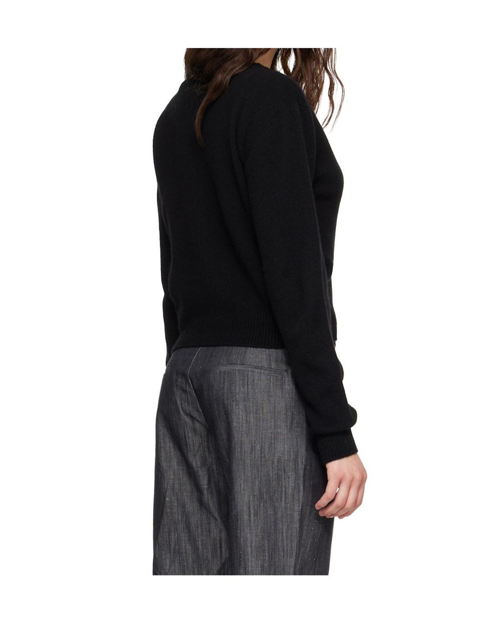 Baserange Black Long-Sleeved Cardigan