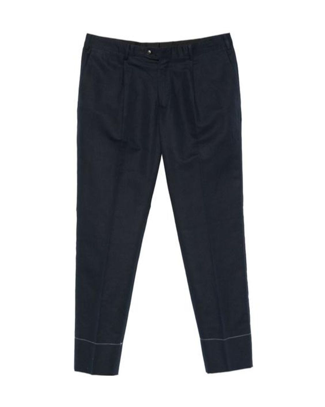 Brioni Blue Casual Trousers With Belt Loops for men
