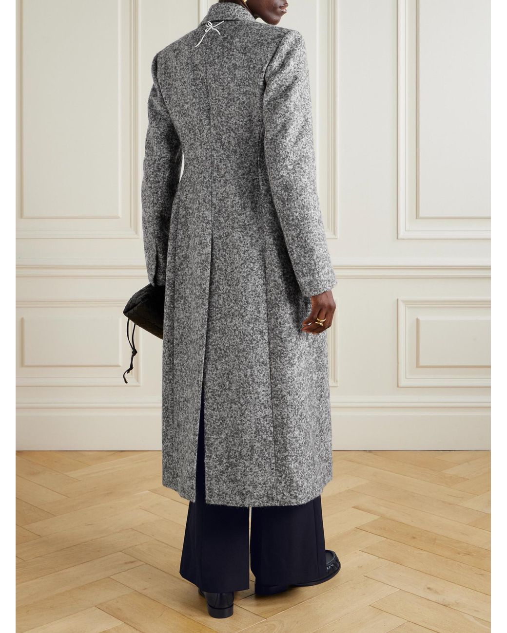 Carven Gray Esperanto Alpaca And Wool-Blend Coat