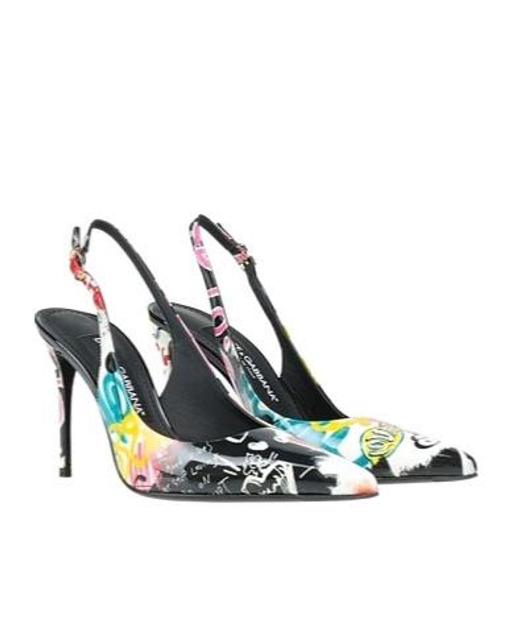 Dolce & Gabbana Blue Patent Leather High Heels
