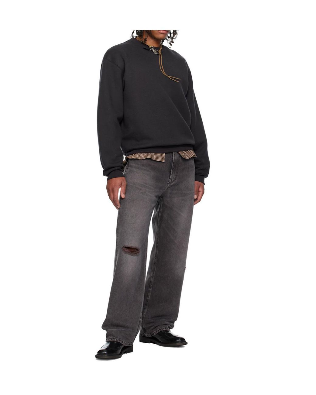 Our Legacy Black Perfect Fleece Sweatshirt for men
