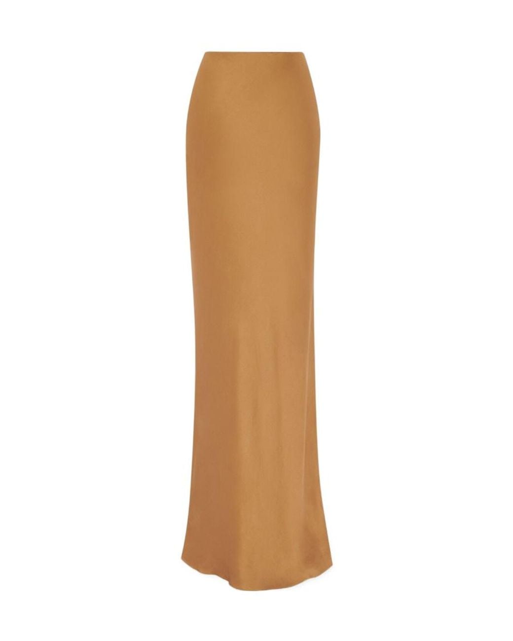 Saint Laurent Natural Low Waist Maxi Skirt