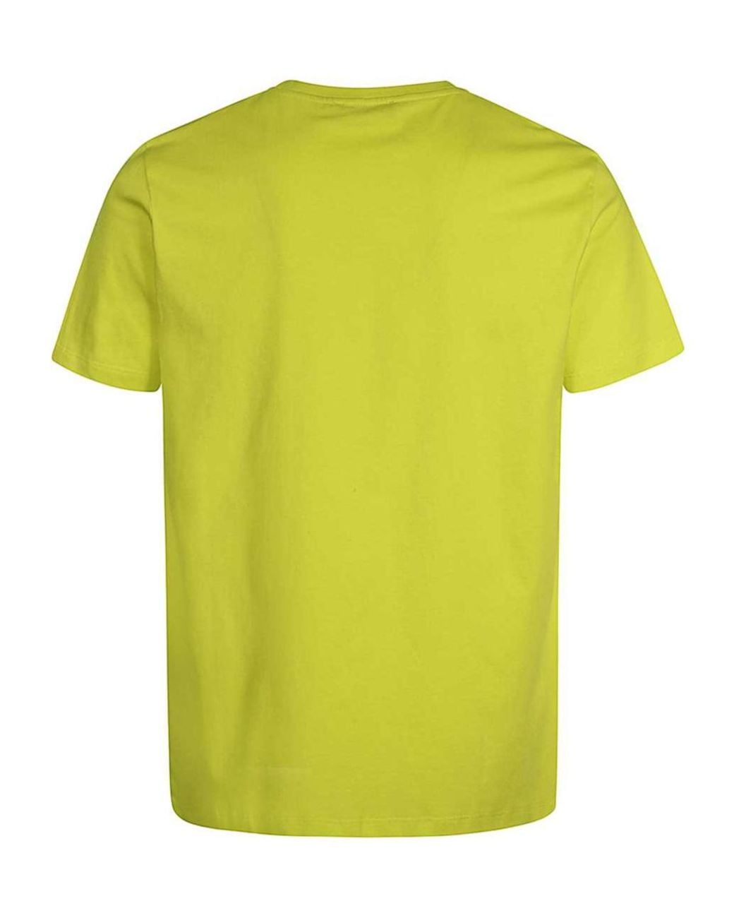 Dondup Yellow Logo Crew Neck T-Shirt for men