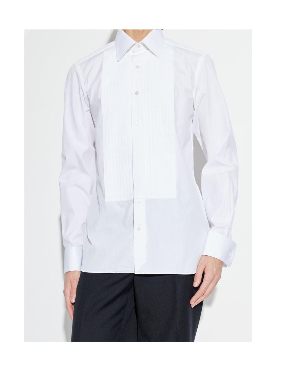 Tom Ford White Long Sleeve Shirt for men