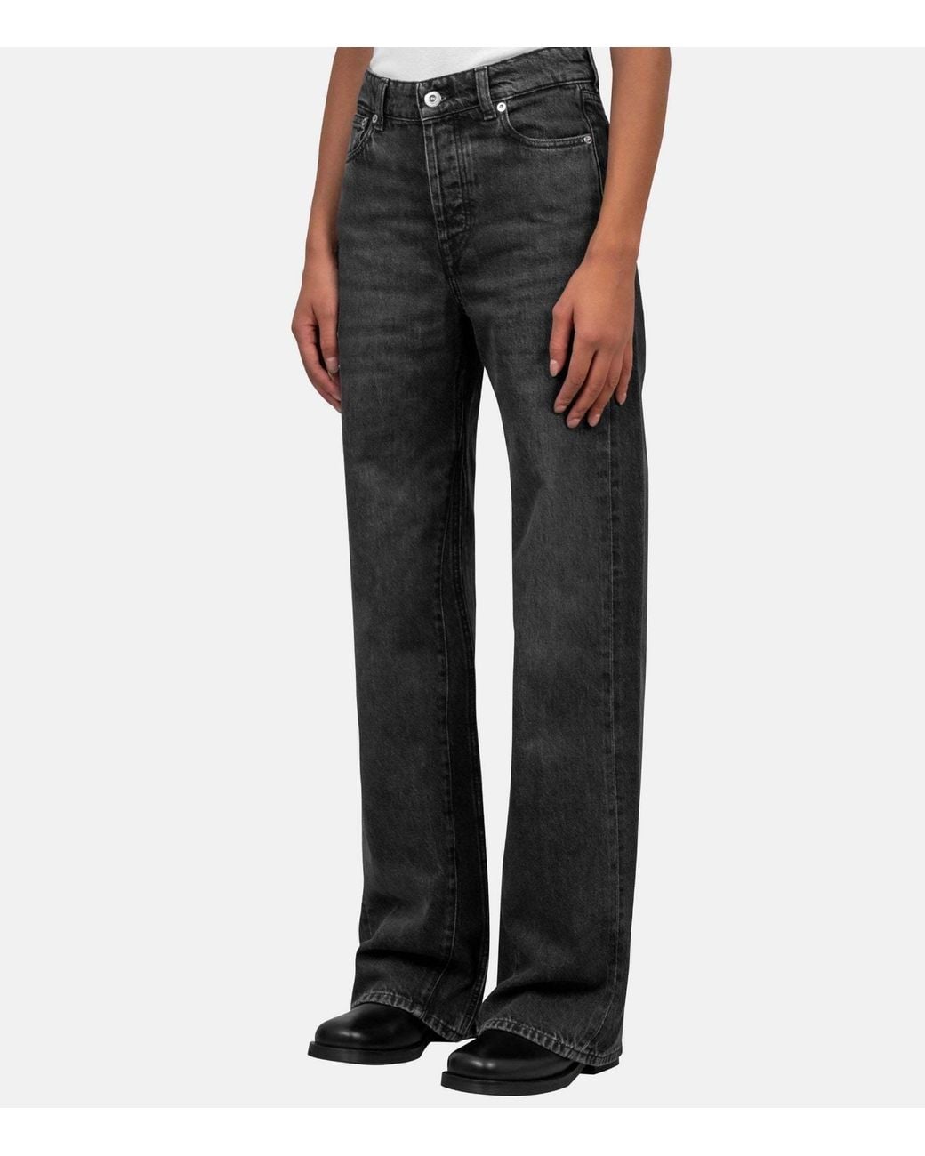 Our Legacy Gray Treble Cut Wide Leg Jeans