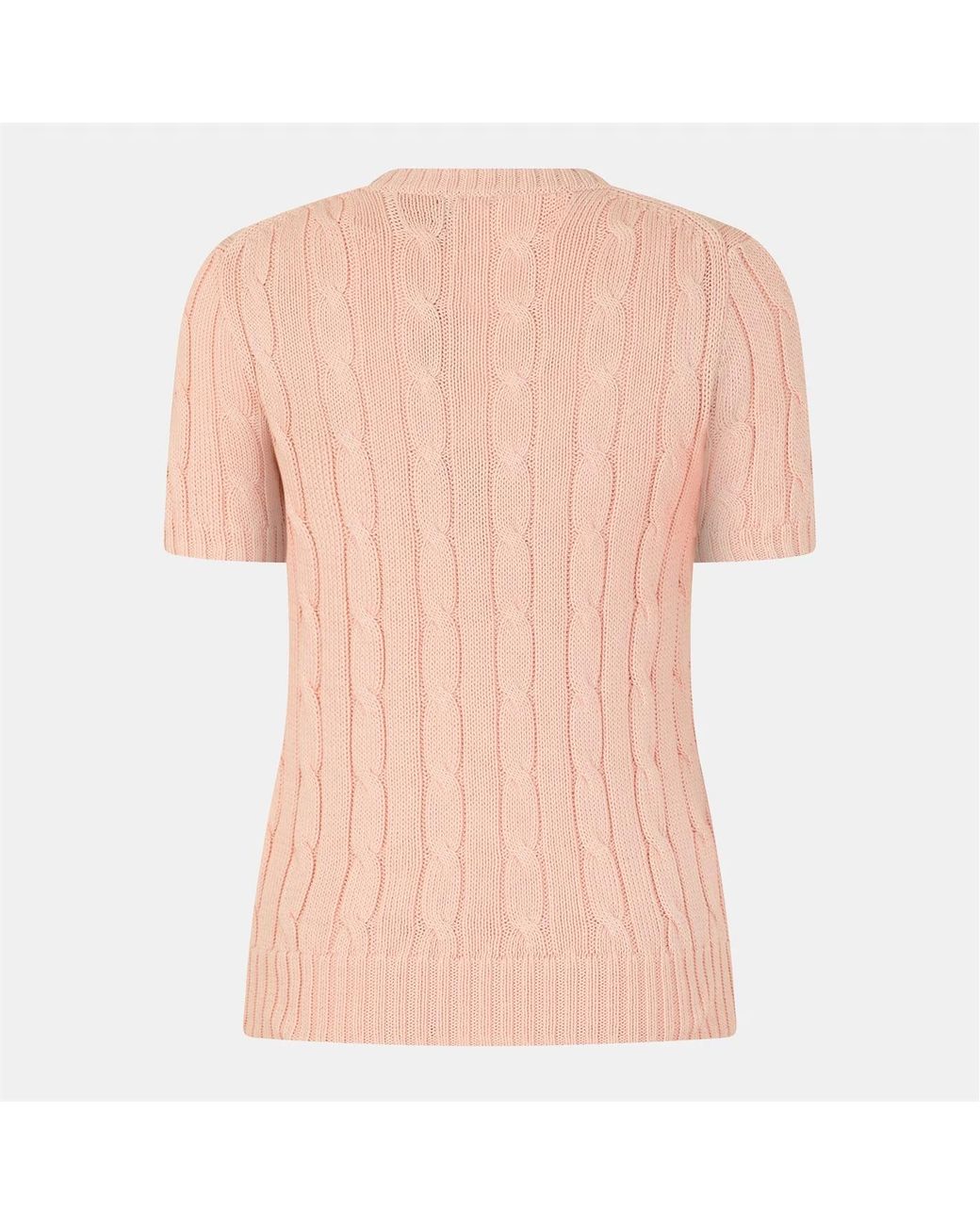 Polo Ralph Lauren Pink Short-Sleeved Knit Top