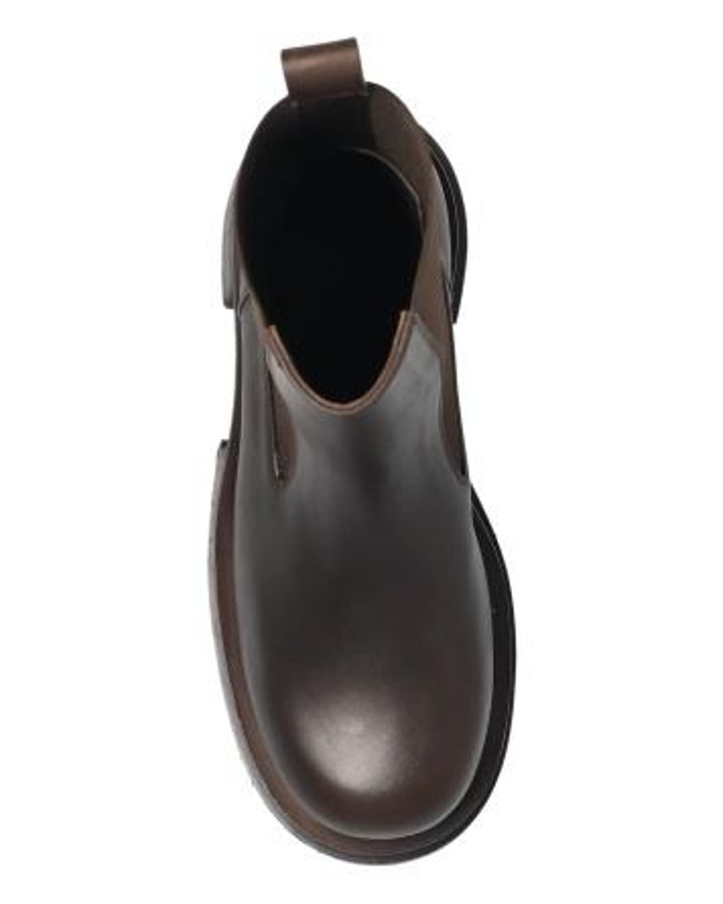 Rick Owens Black Beatle Bogun Platform Chelsea Boots