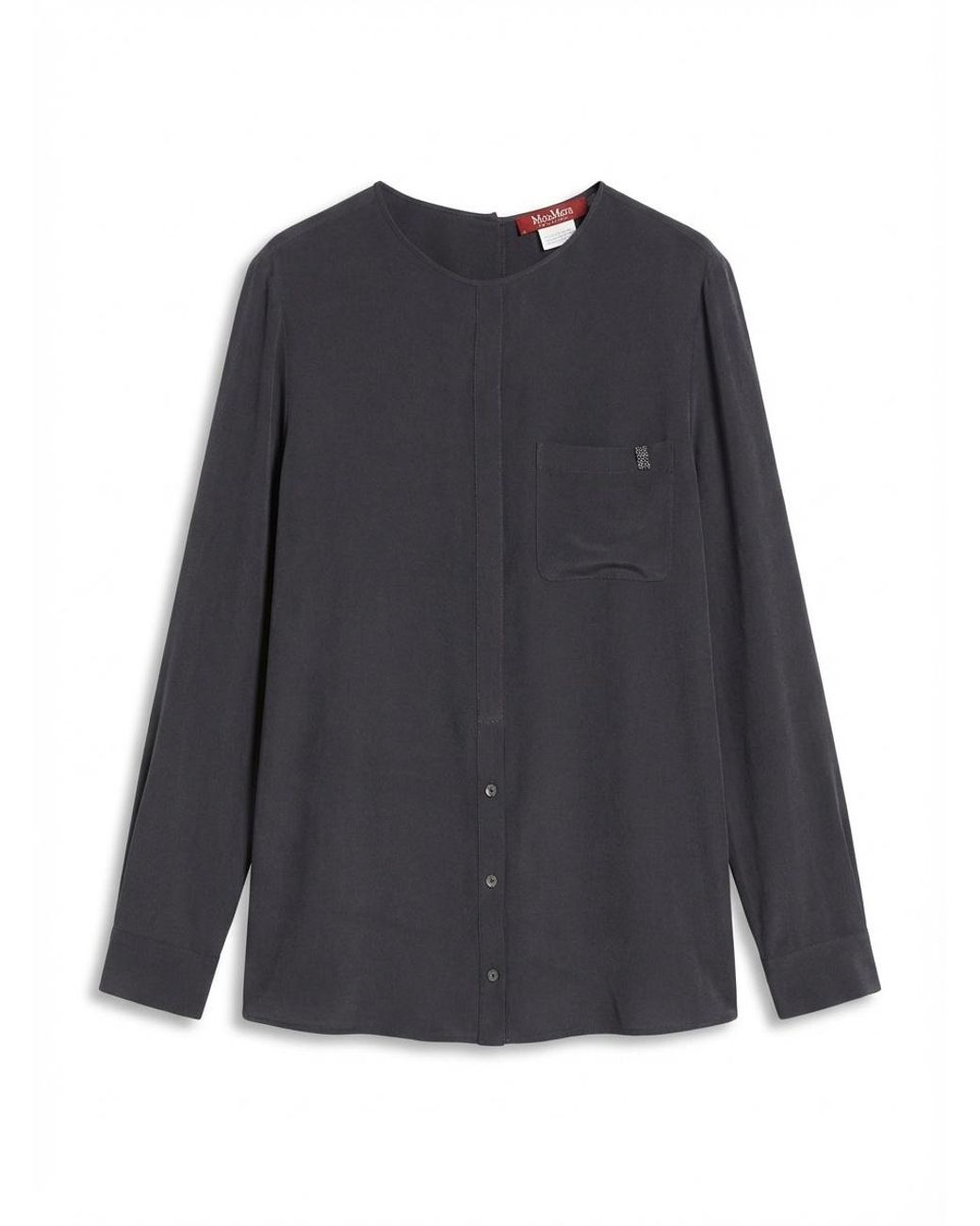 Max Mara Gray Long-Sleeved Shirt