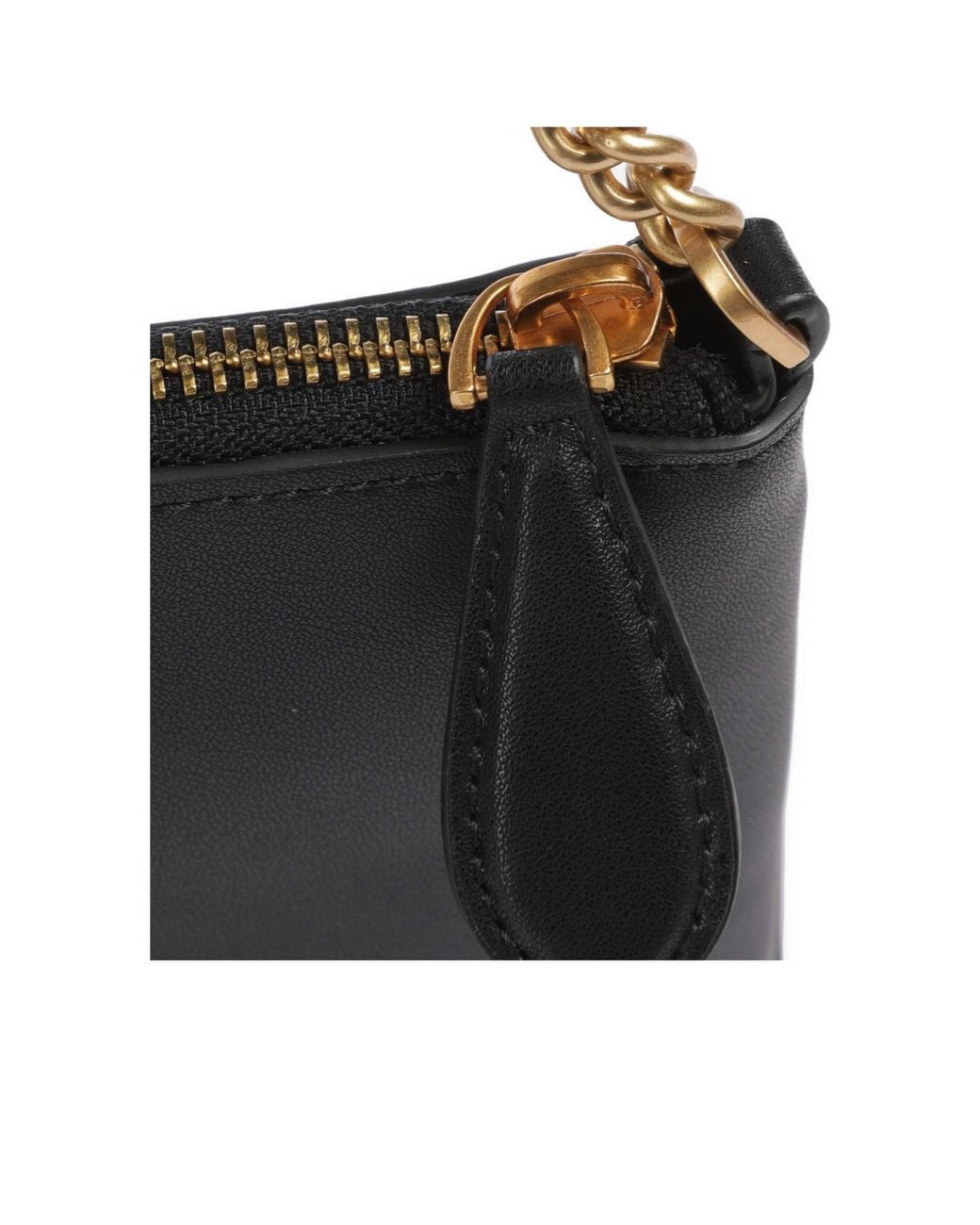 Pinko Black Horizontal Flat Chain Shoulder Bag for men