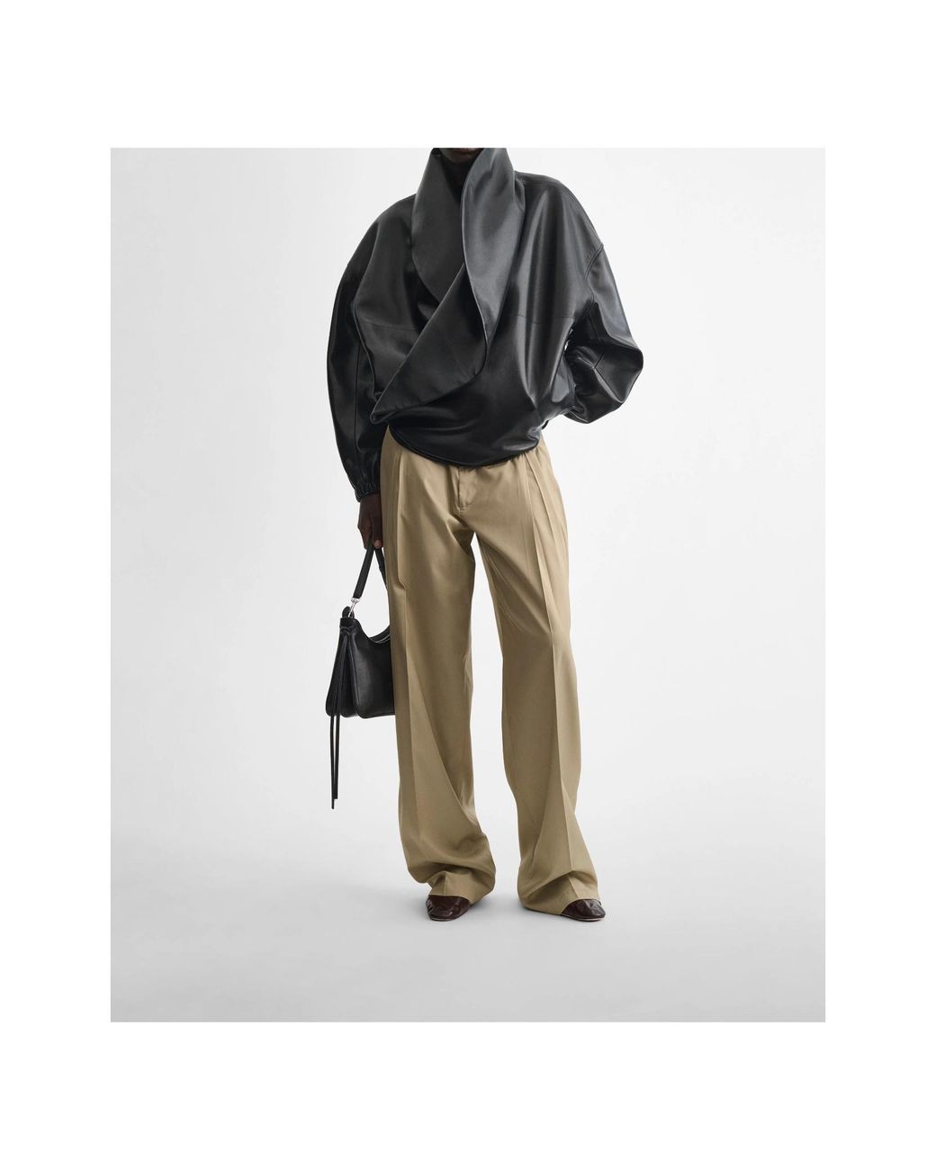 Phoebe Philo Black Moon Pilot Leather Jacket