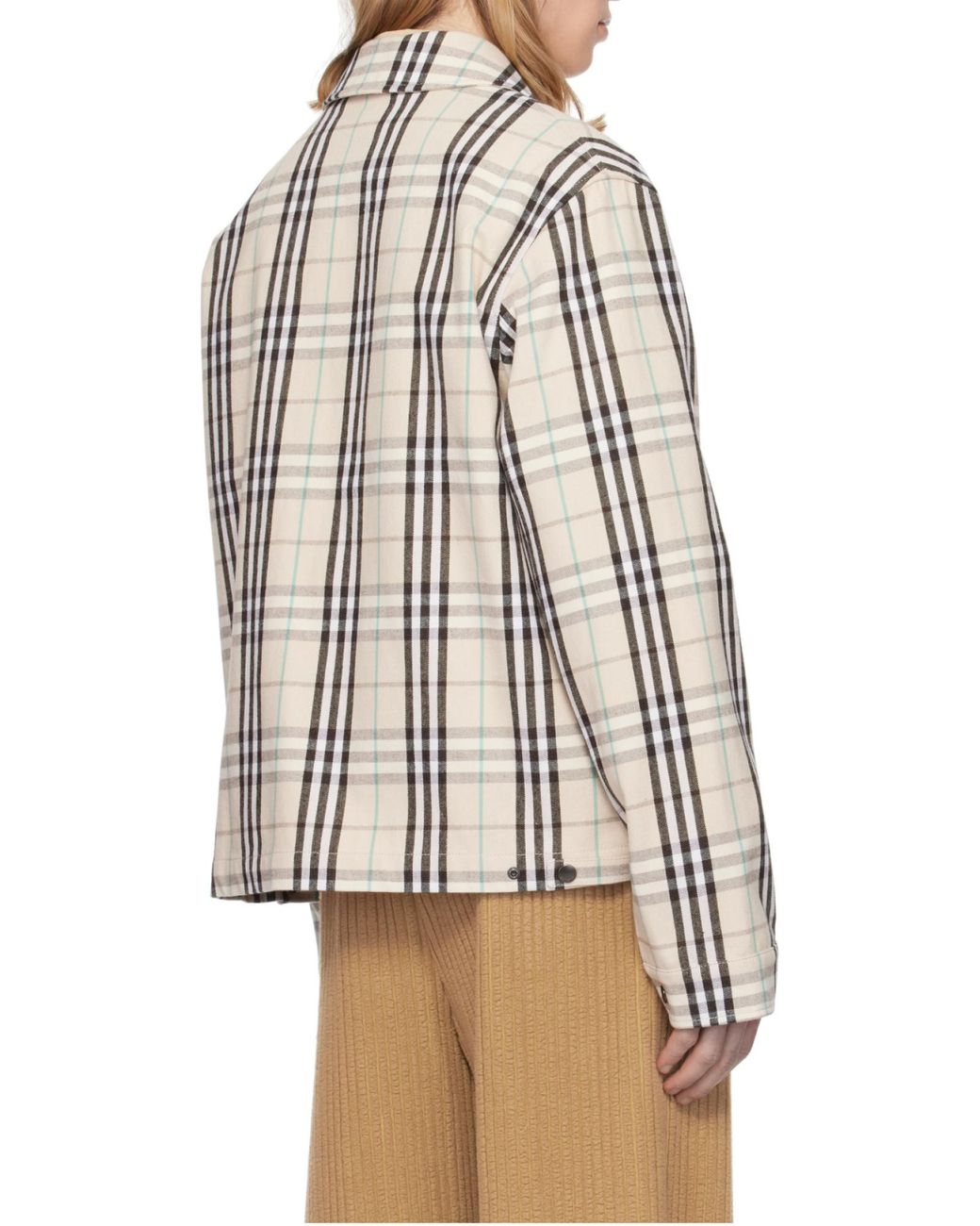 Burberry Natural Vintage Check Zipped Jacket for men