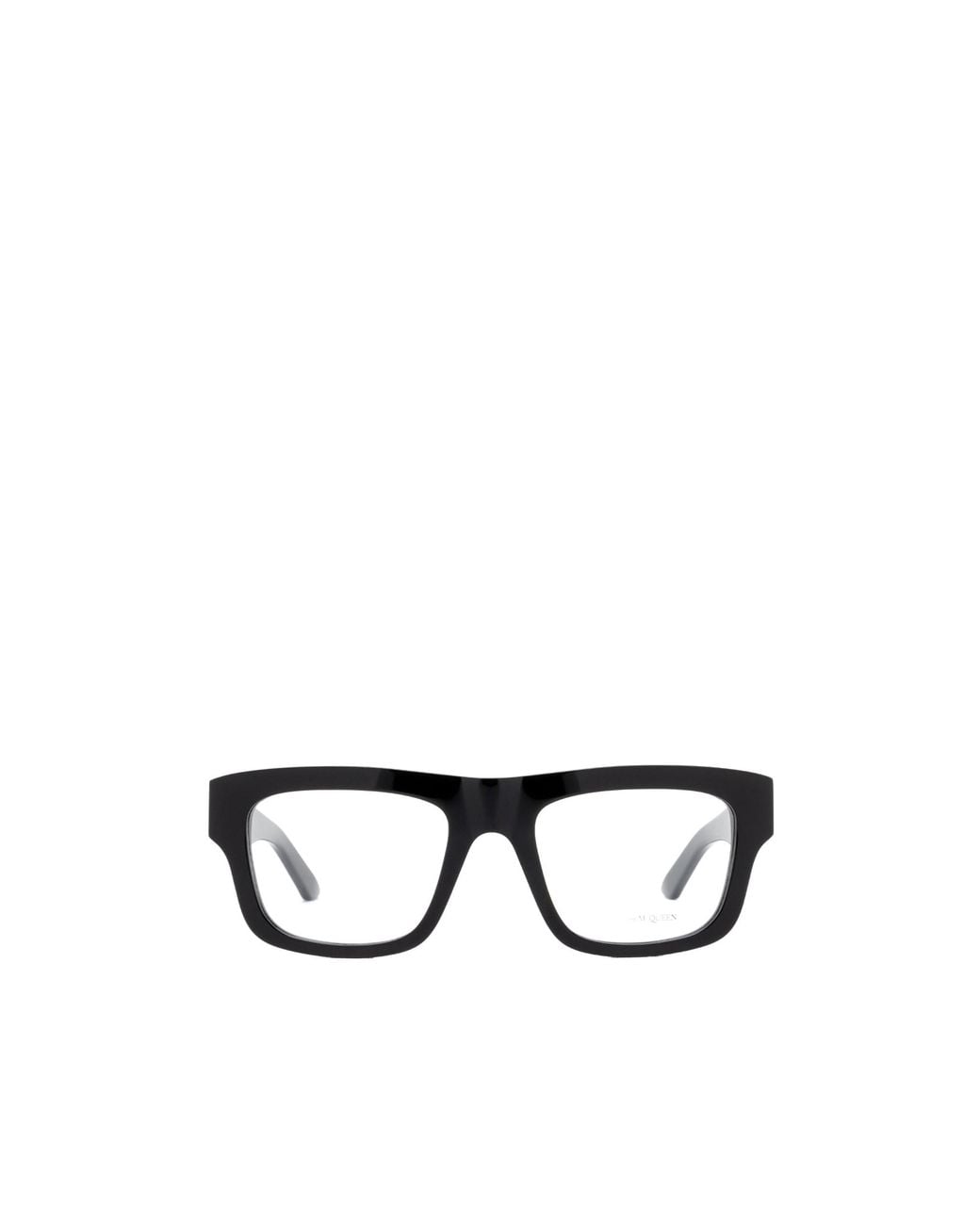 McQueen White Eyewear Square Frame Glasses for men