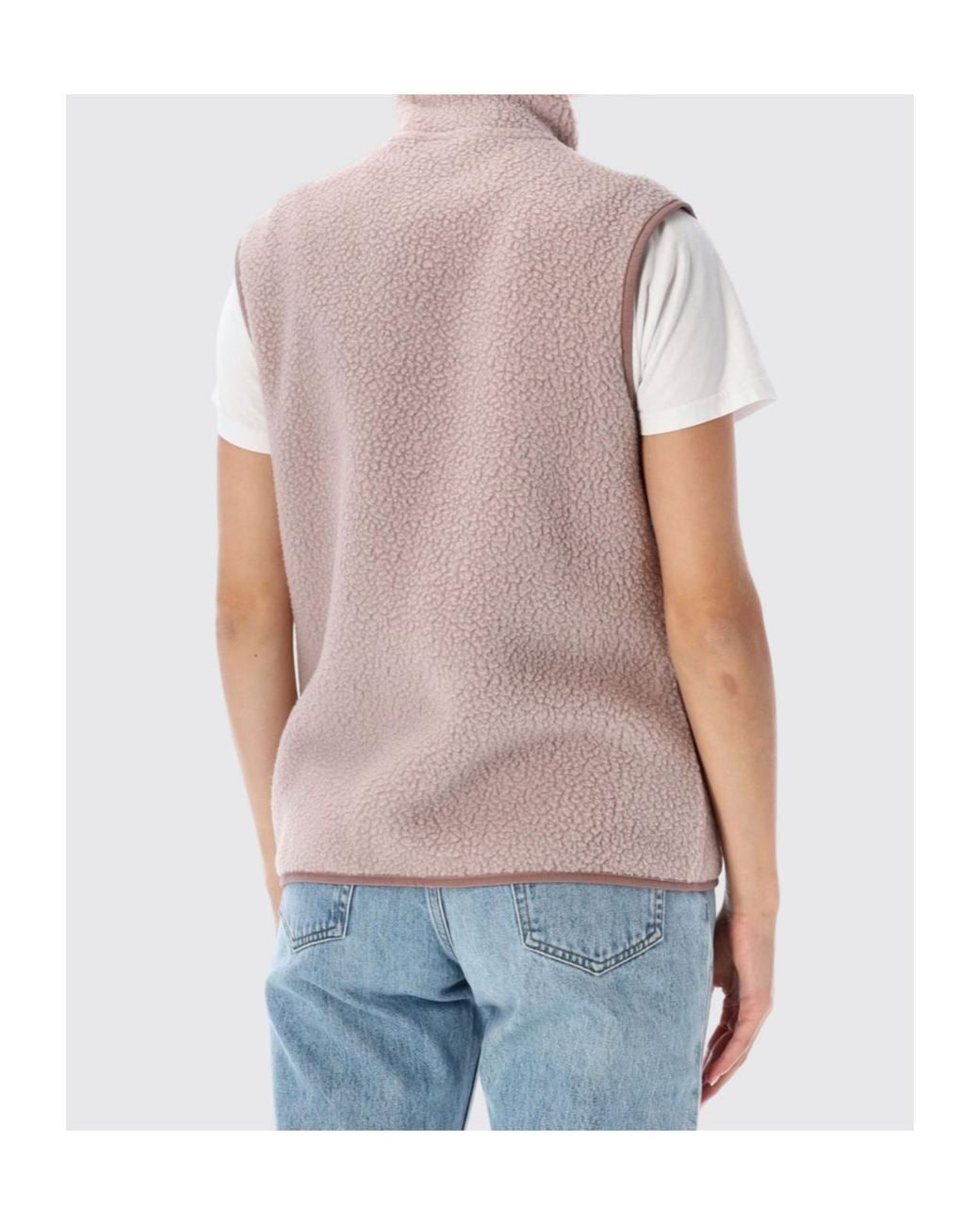Patagonia Pink Retro Pile Fleece Vest
