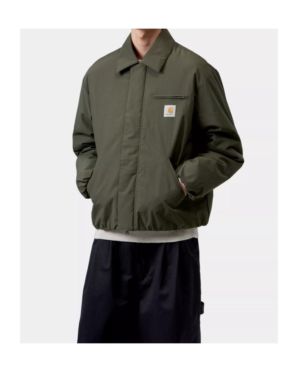Carhartt Green Stanwood Plain Weave Jacket for men