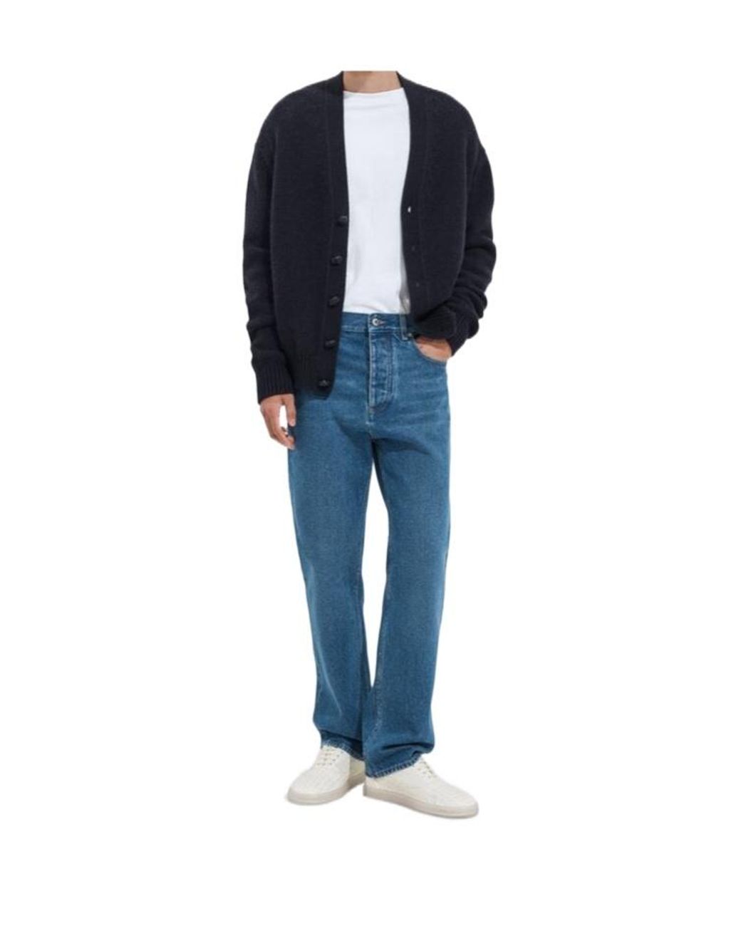 Bottega Veneta Blue Straight Leg Jeans for men