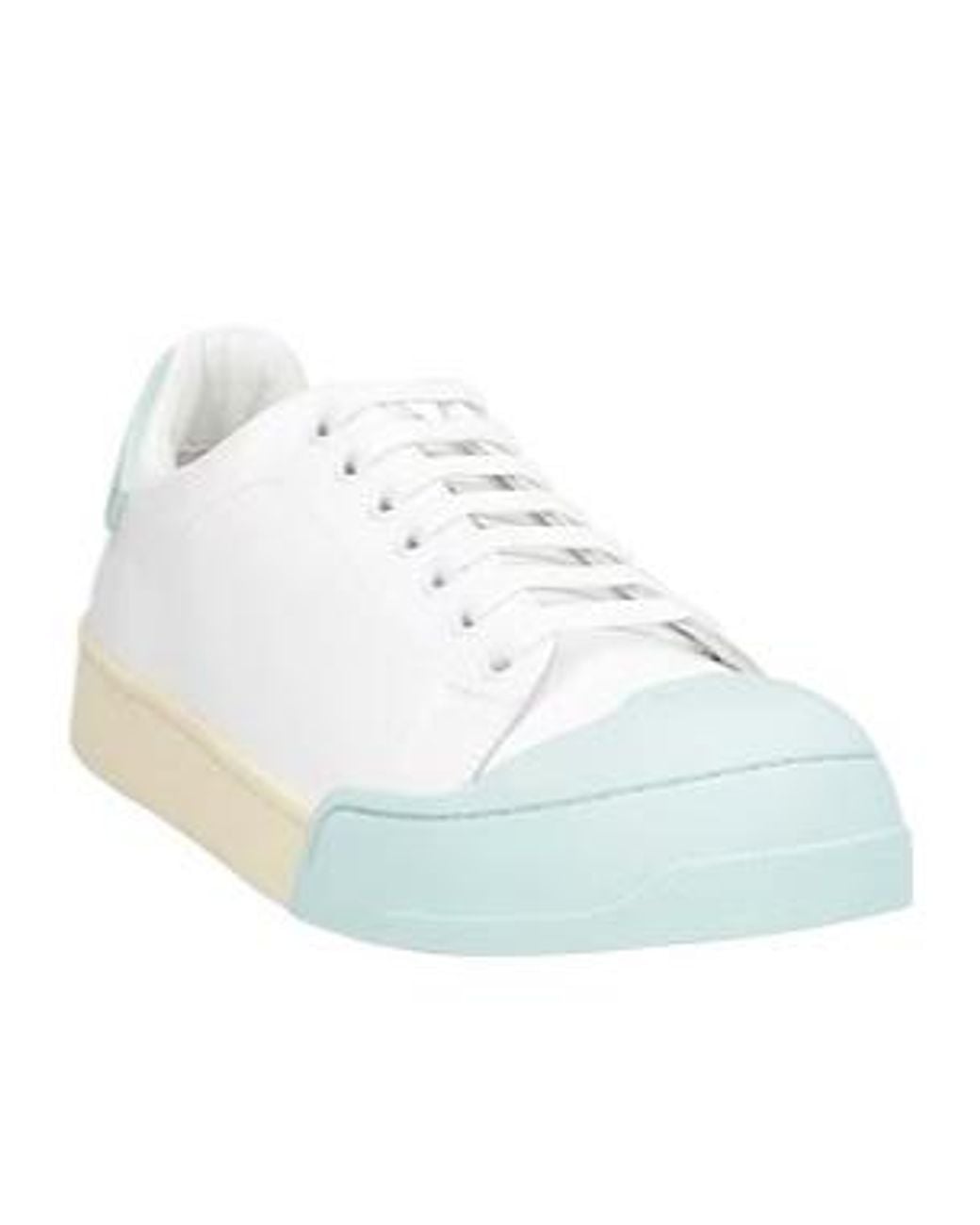 Marni White Plain Colour Trainers