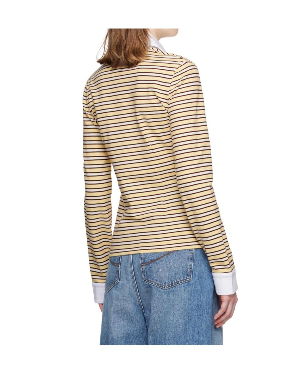 Stella McCartney Blue Striped Logo-Embroidered Shirt