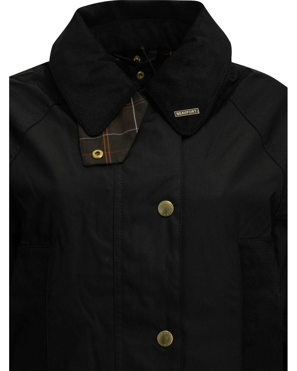 Barbour Black Icons Modern Beaufort Waxed Jacket