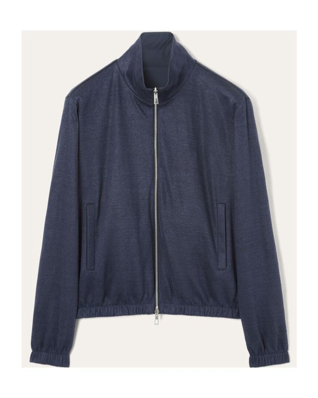Loro Piana Blue Bomber Jacket for men